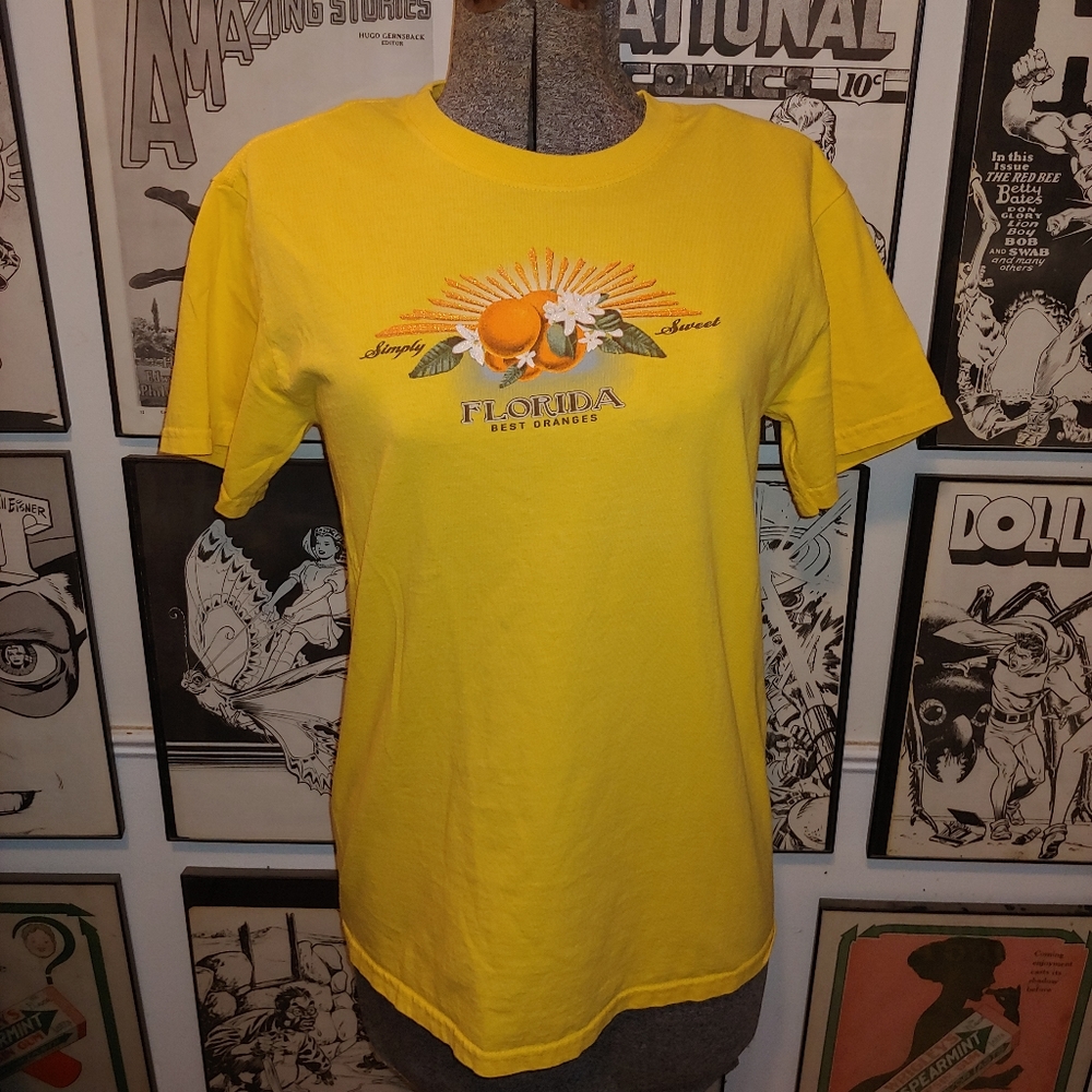 Vintage 90s Simply Best Florida Oranges Shirt